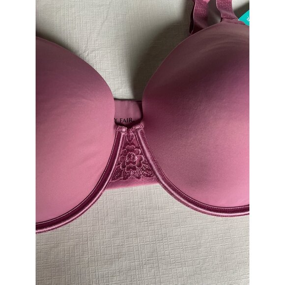 Vanity Fair Beauty Back Full Figure Bra 44C Rosy Glow Smooth Back Underwire - Picture 2 of 8